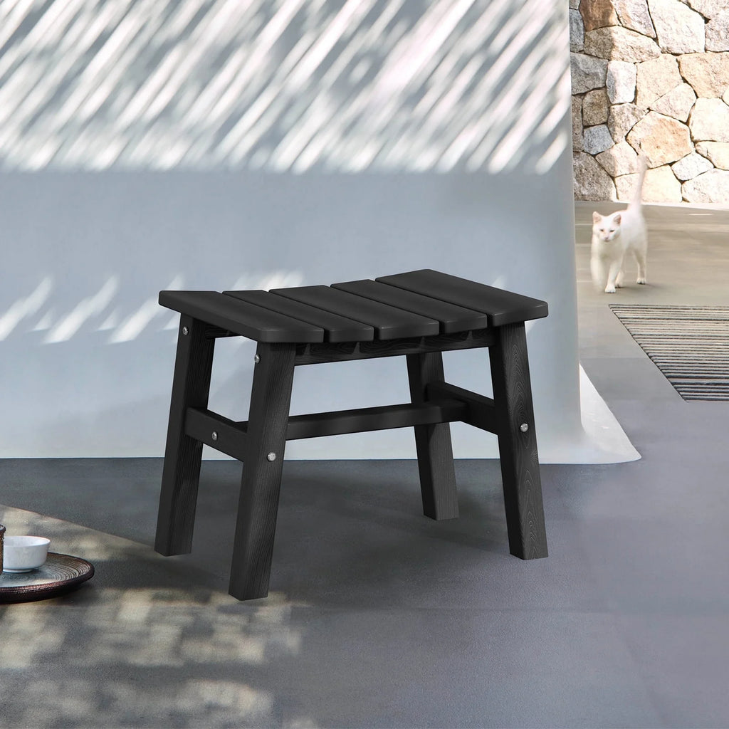 Black HDPE Resin Adirondack Chair K173