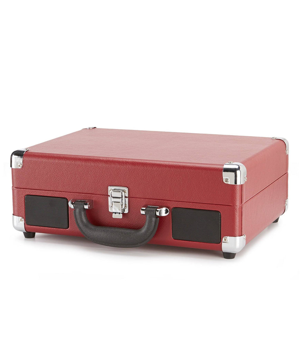 Bluetooth Suitcase Record Player with 3-Speed Turntable U7691