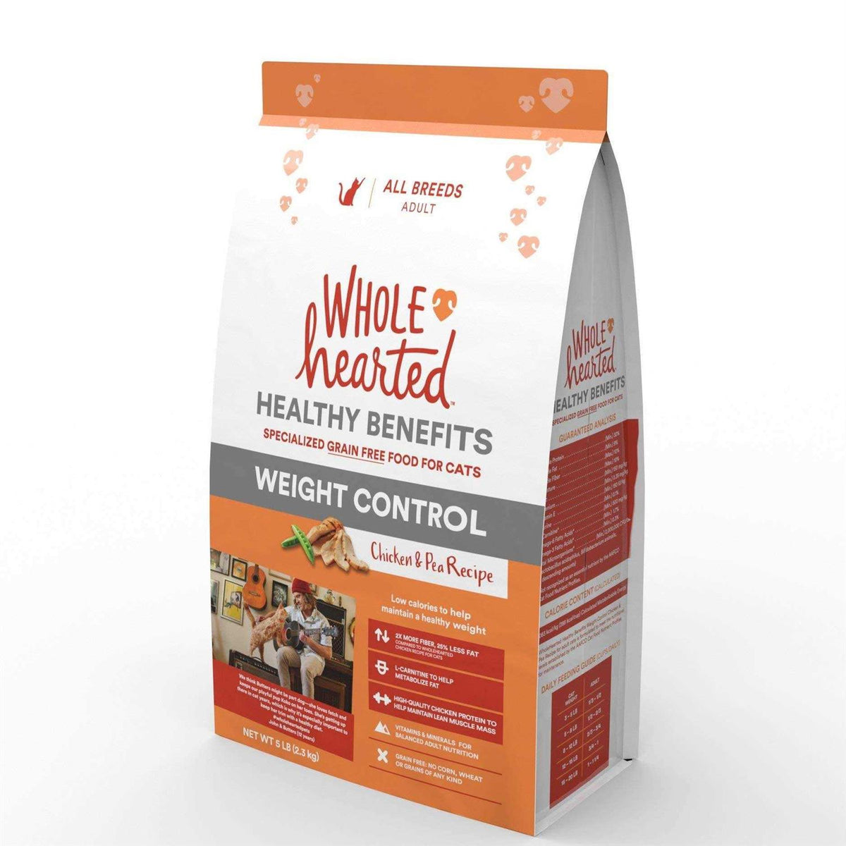 Grain-Free Weight Control Chicken and Pea Recipe Dry Cat Food G497