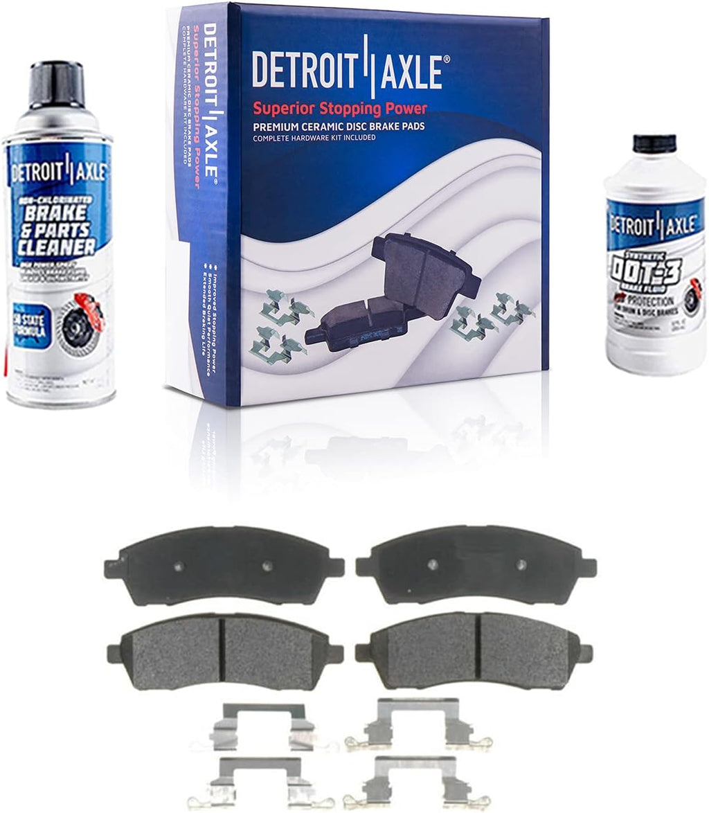 Drilled and Slotted Rotors with Brake Pads 6pc Set N621
