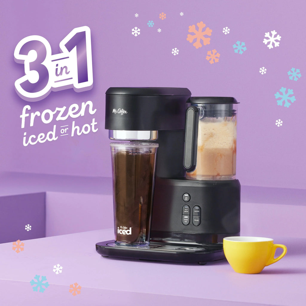 Single Serve Iced Coffee Maker with Blender X93418