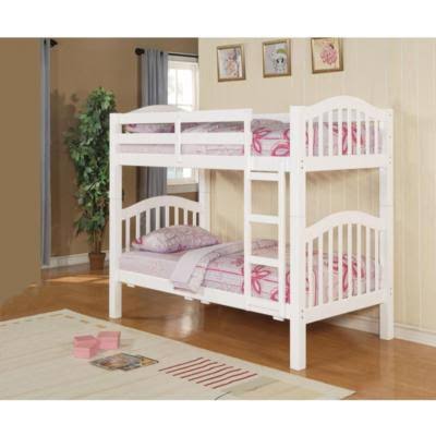 White Twin/Twin Bunk Bed Y758746