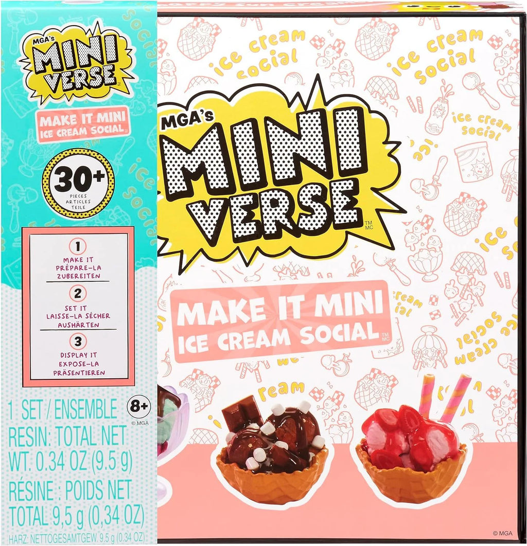 Miniverse Make It Mini Food Ice Cream Social Playset G5587