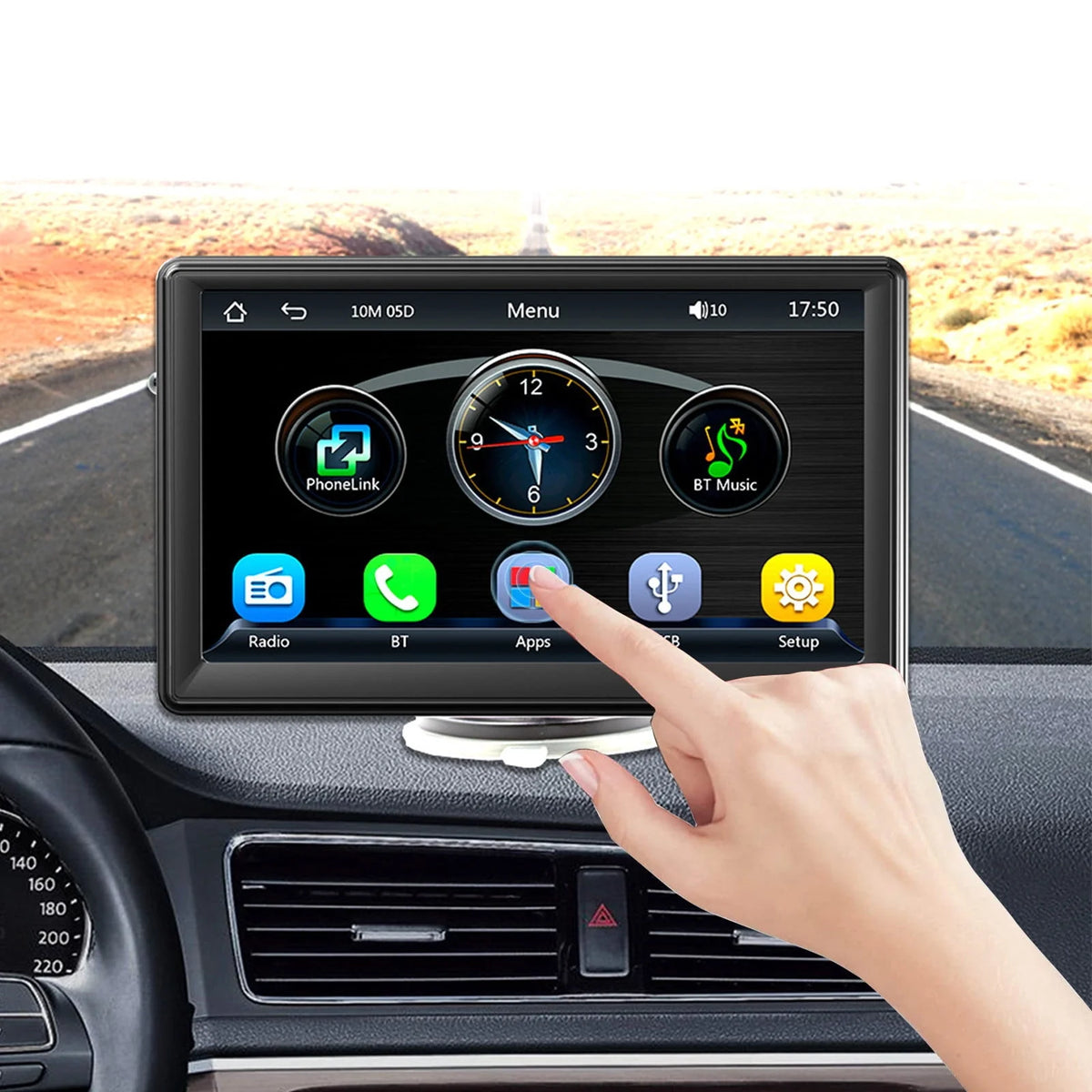 7 Inch Portable Wireless Car MP5 Player F216