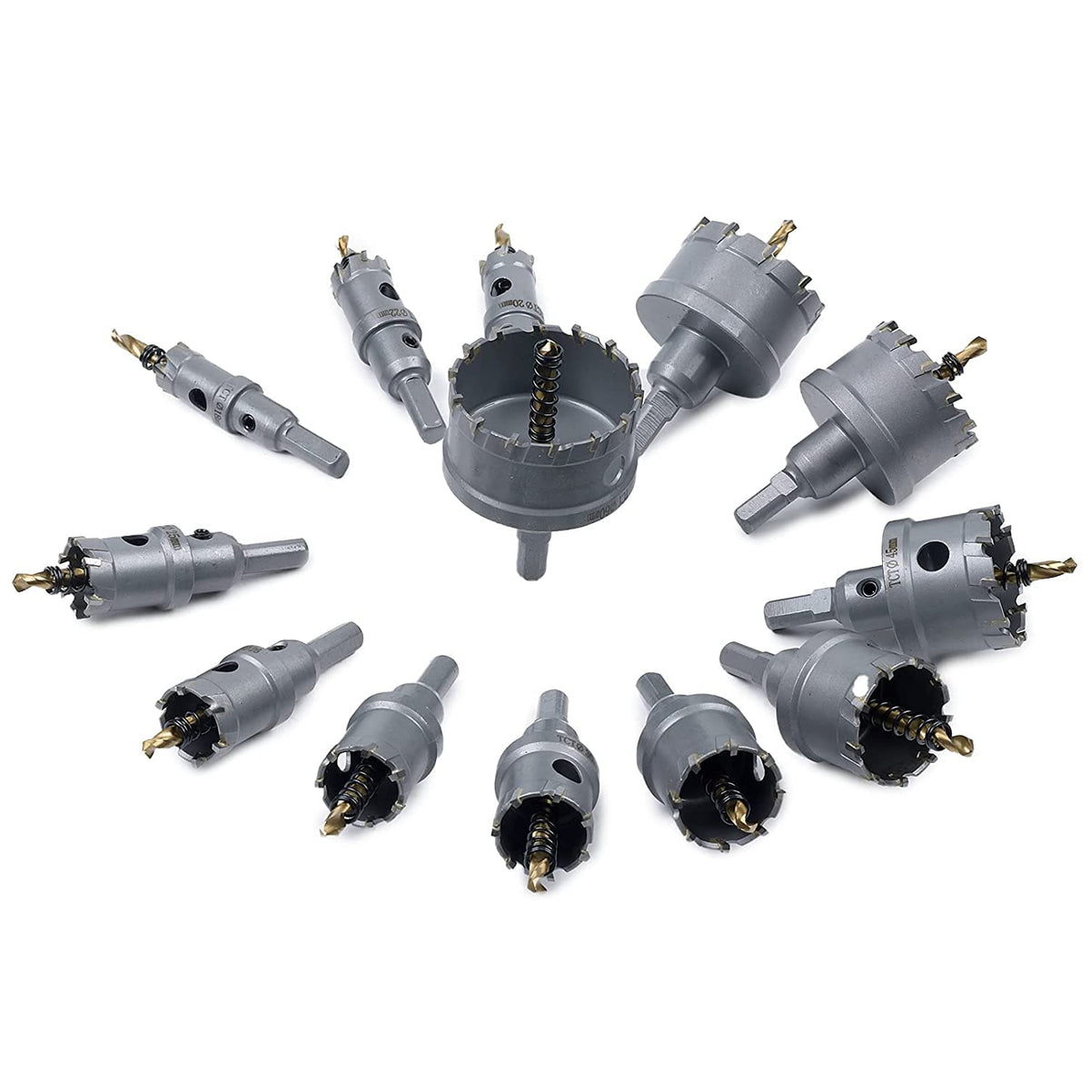 13Pcs Tungsten Carbide Tipped Hole Saw Set T7868