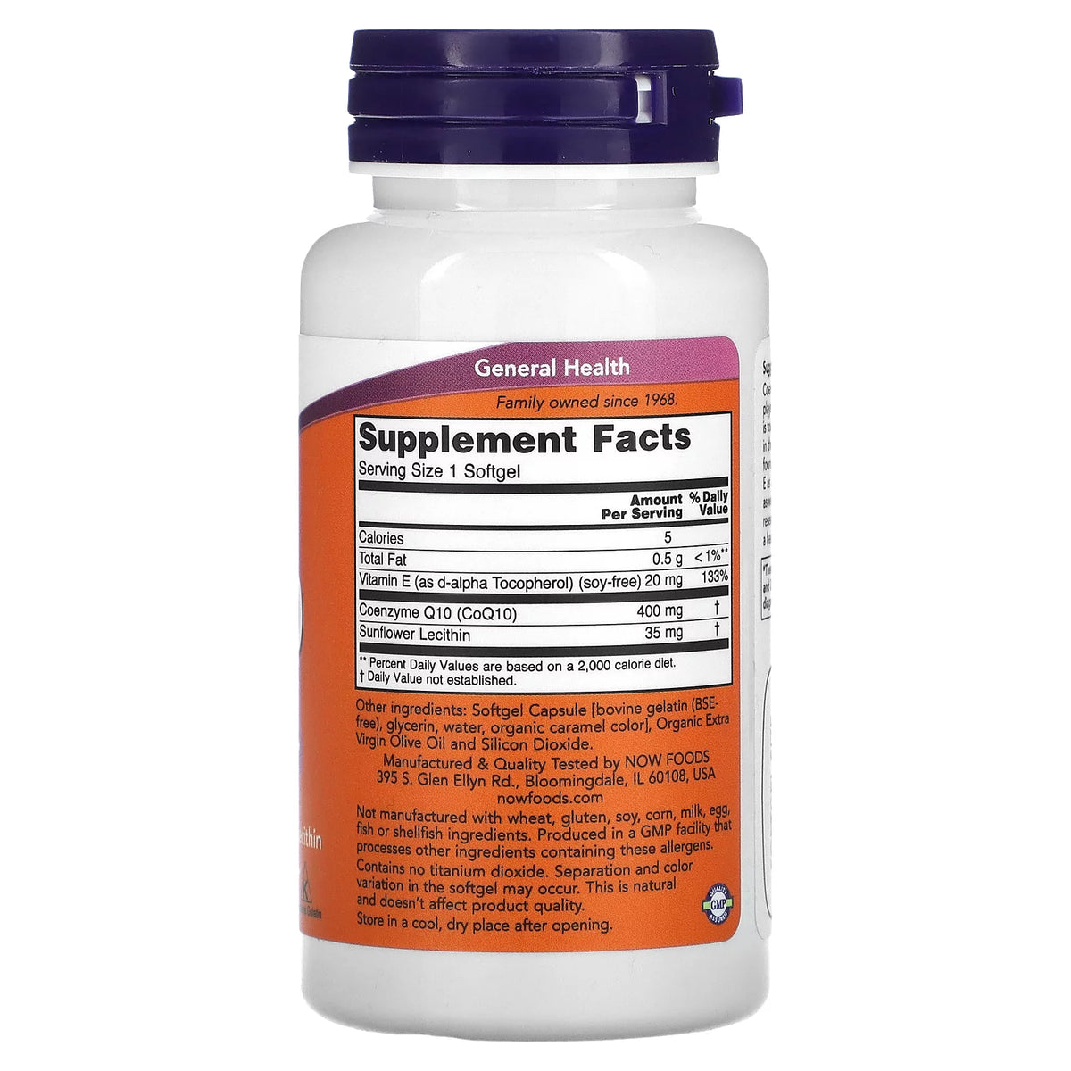 CoQ10 400 mg 30 Softgels D658