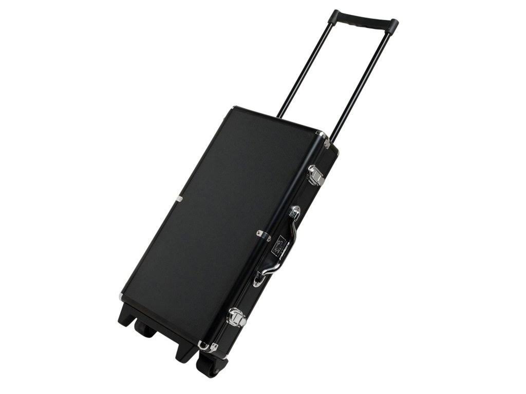 American Mahjong Set with Wheeled Aluminum Case W8804