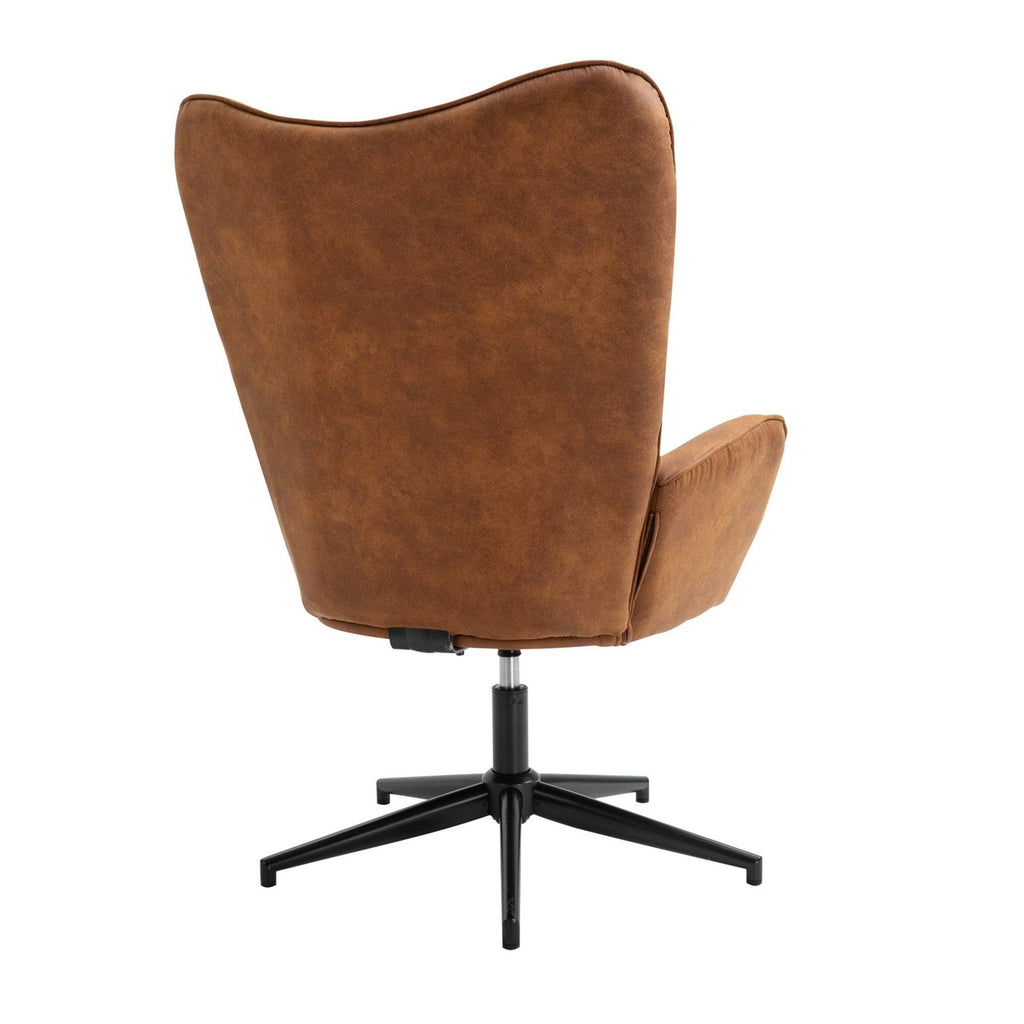 Dark Green Leisure Chair with Round Arm N96753