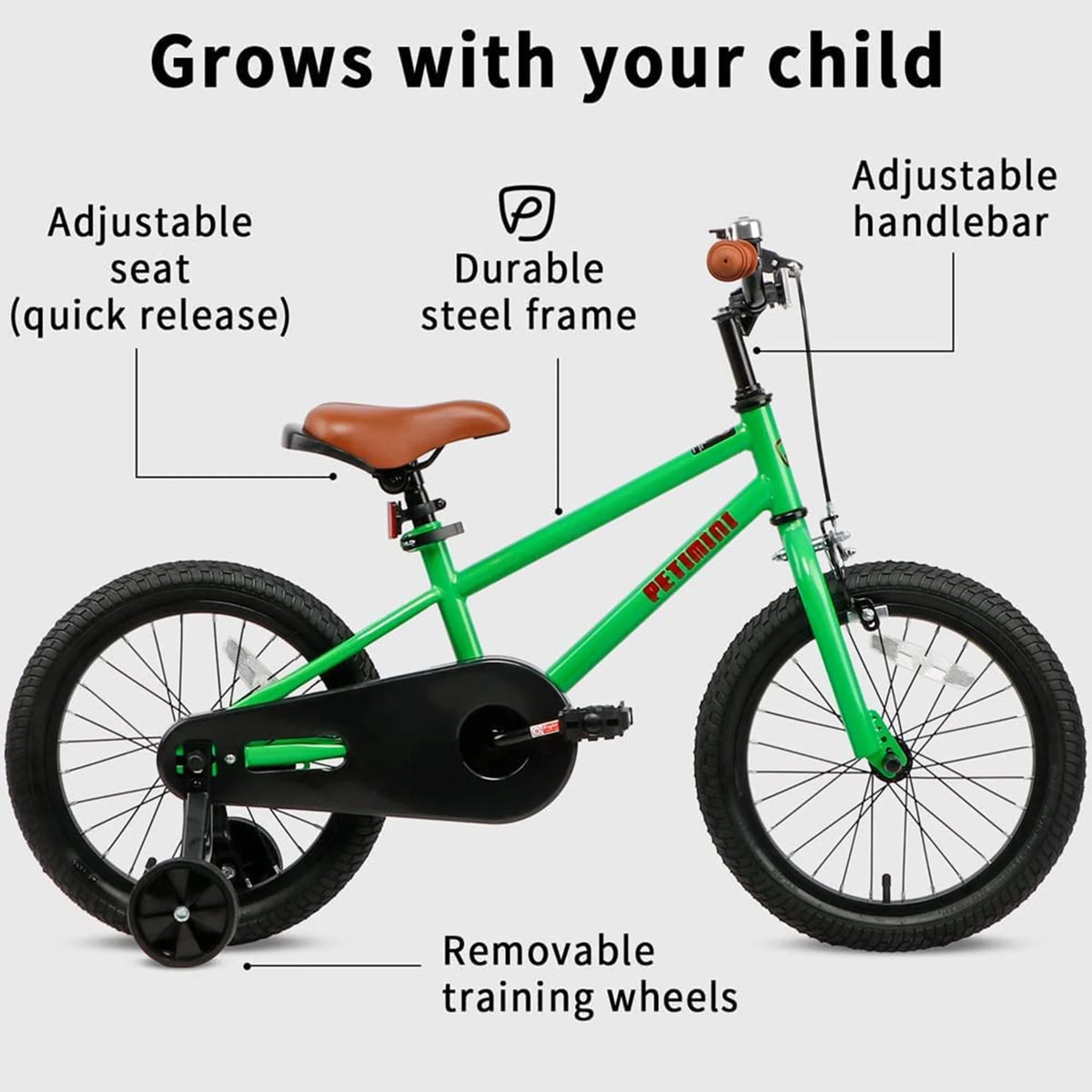 16 Inch Kids Bike with Training Wheels W149713