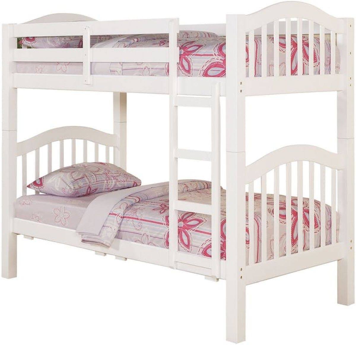 White Twin/Twin Bunk Bed Y758746