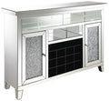 2-door Wine Cabinet with Lighting Mirror P4545