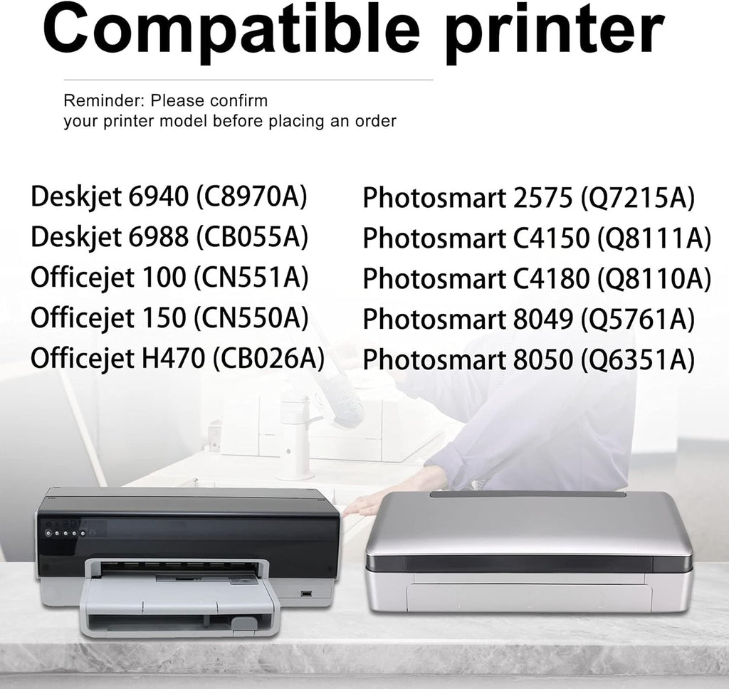 Remanufactured Tri-Color Ink Cartridge 2 Pack U8976