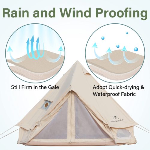 4-5 Person Waterproof Oxford Yurt Tent I373891