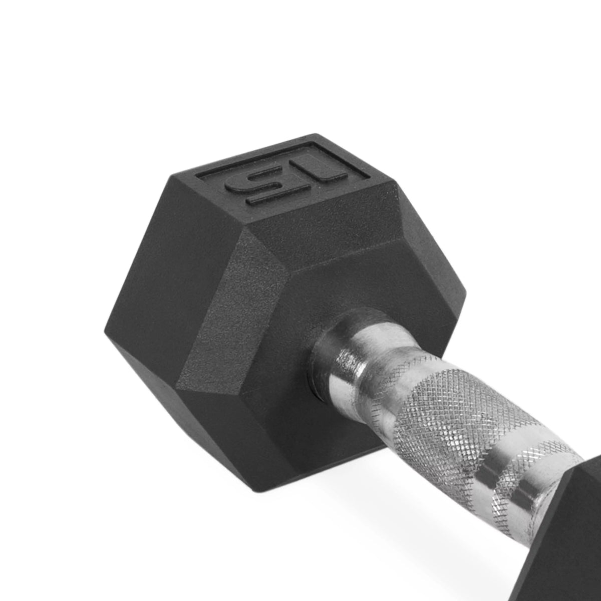 25lb Rubber Hex Dumbbell M639