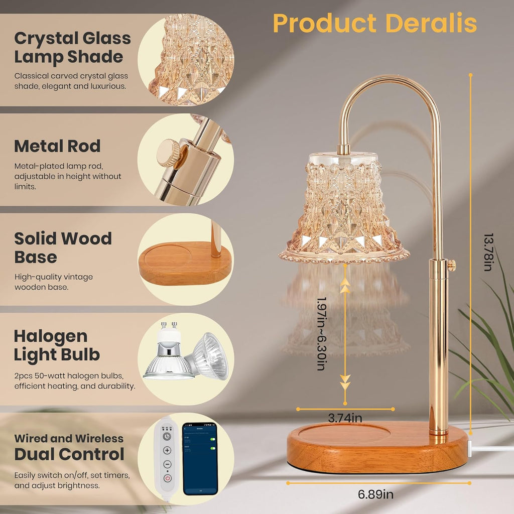 Candle Warmer Lamp with Timer & Dimmer I996767