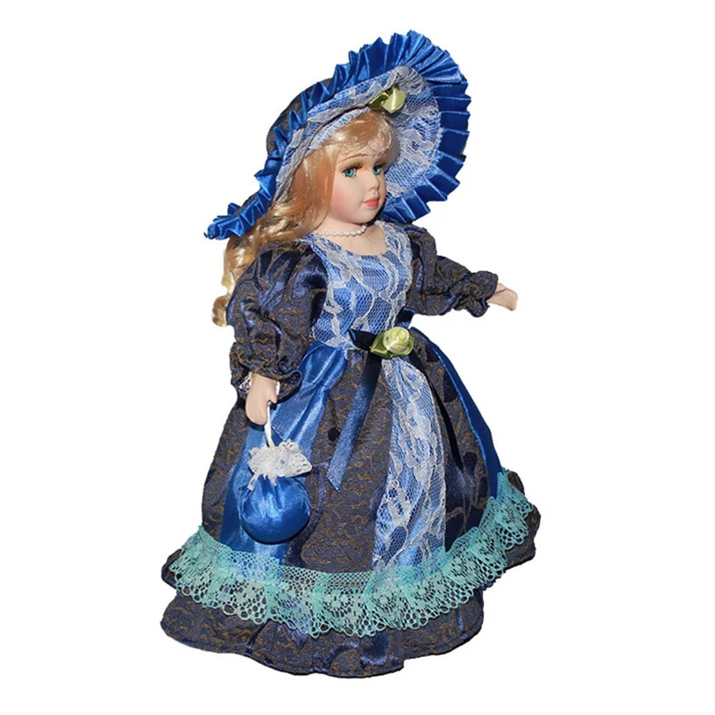Porcelain Girl Standing Figurines Dolls L238934