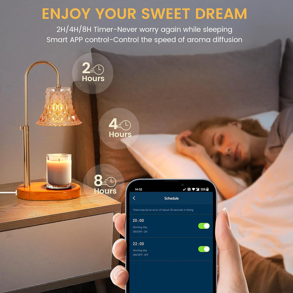 Candle Warmer Lamp with Timer & Dimmer I996767