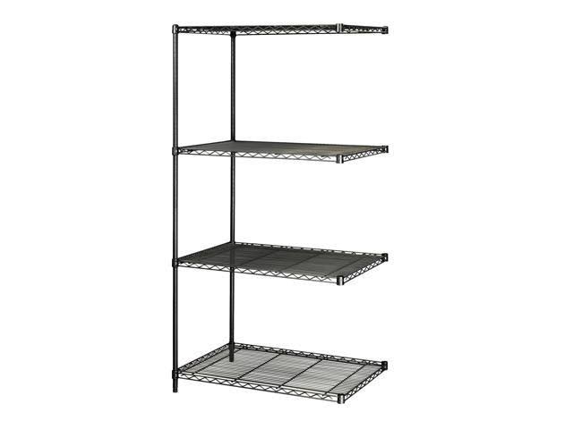 Black Wire Shelving Add-On Unit M62616