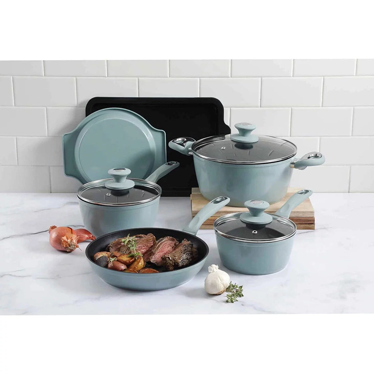 12 Piece Aluminum Non Stick Cookware Set O311