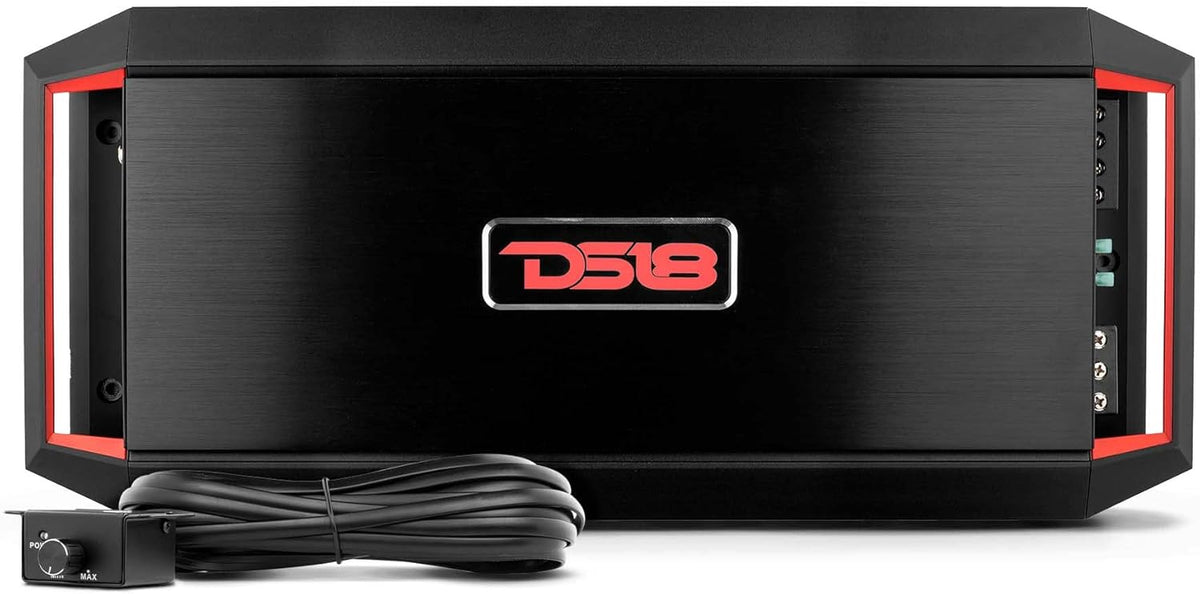 6000 Watts Max 1 Channel Class D Amplifier with Bass Remote Knob B615