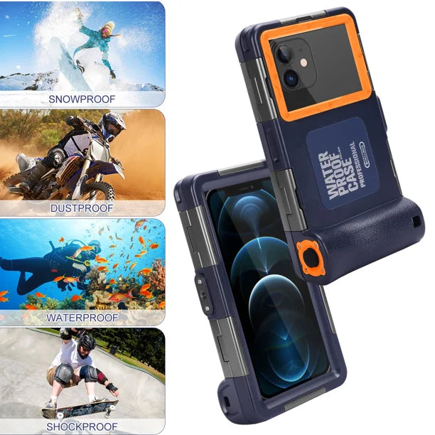 Waterproof Protective Case for Phones Up to 6.9 Inch Q485