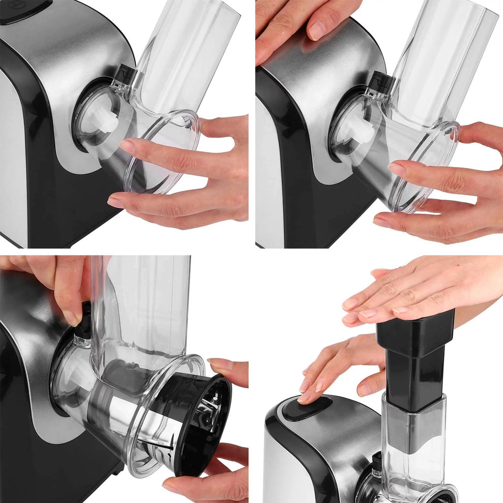 Electric Cheese Grater, 5 in-1 Vegetable Slicer, 150W B633183