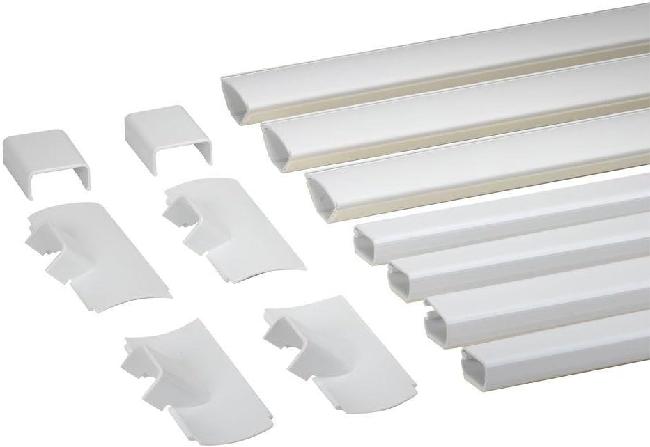 White Recessed In Wall Cord Management Kit, Pack of 2 Y65680