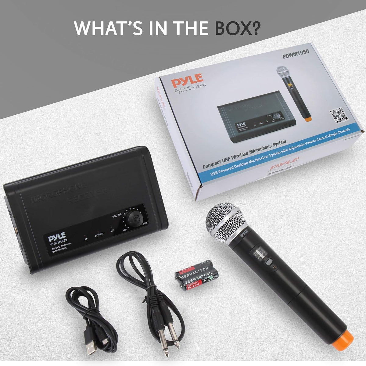 UHF Wireless Microphone System with 1 Handheld Mic S166