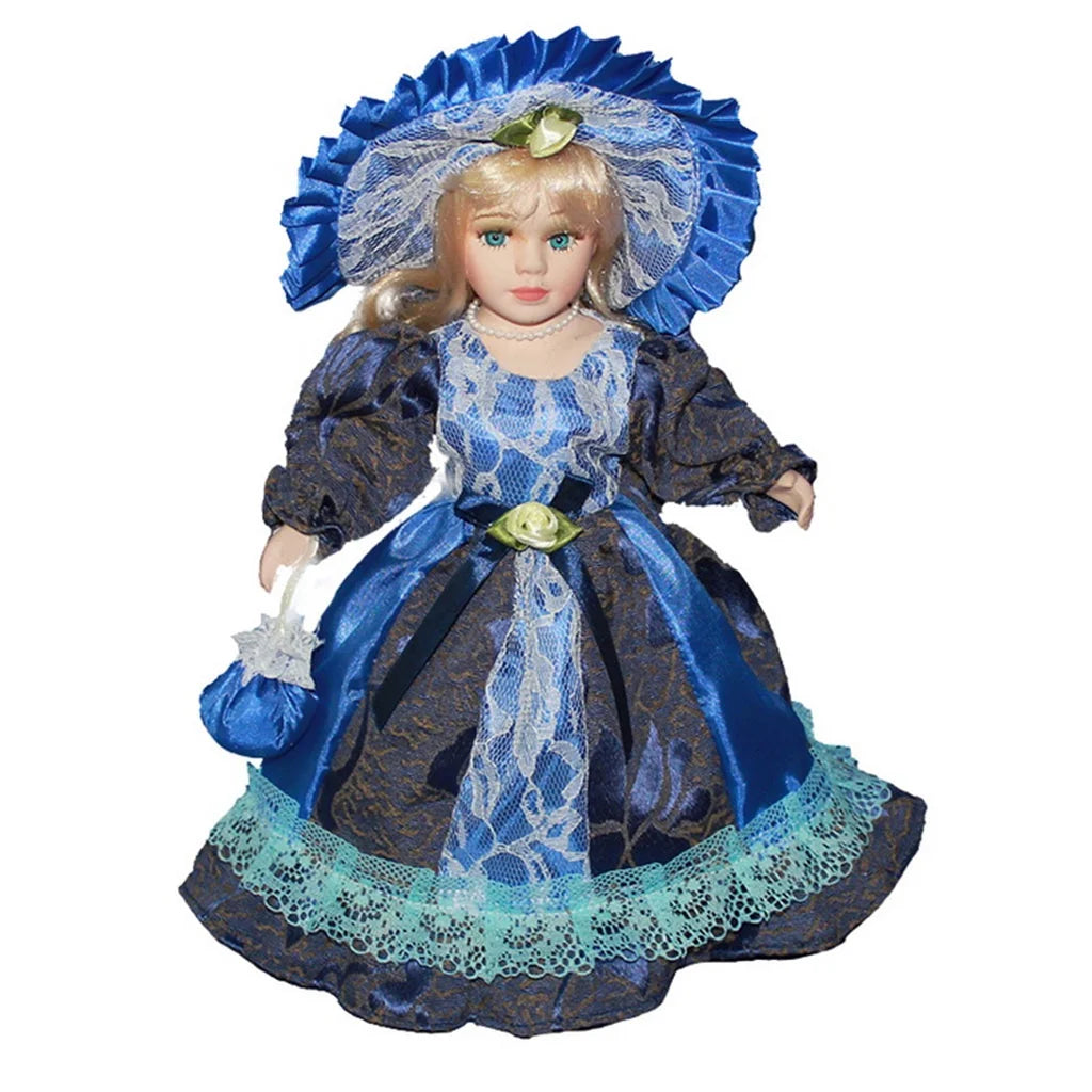 Porcelain Girl Standing Figurines Dolls L238934