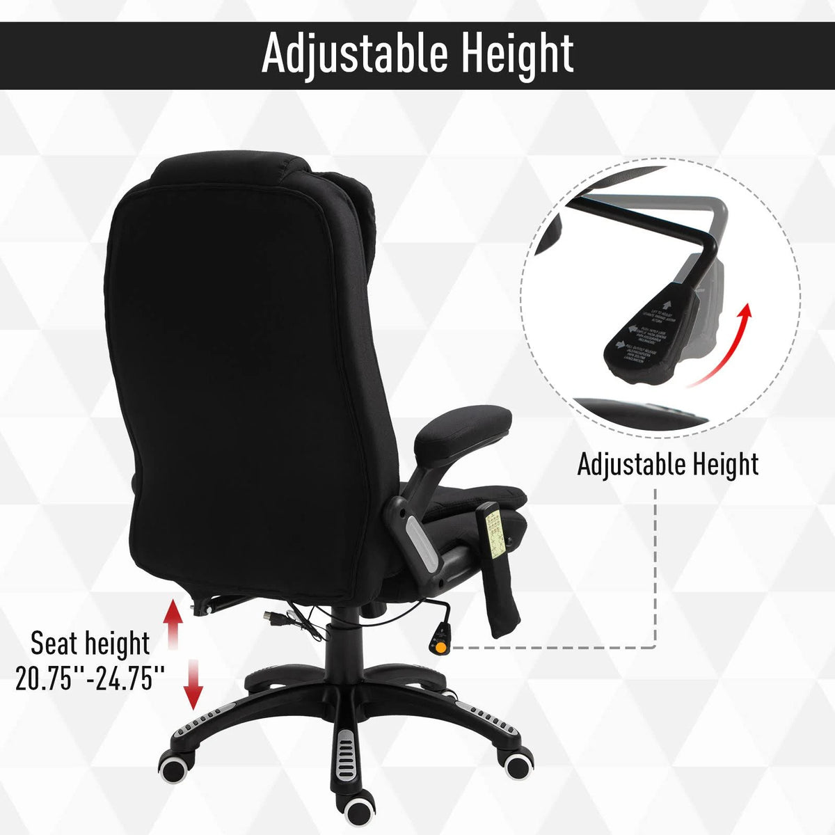 High Back Massage Office Chair D5180
