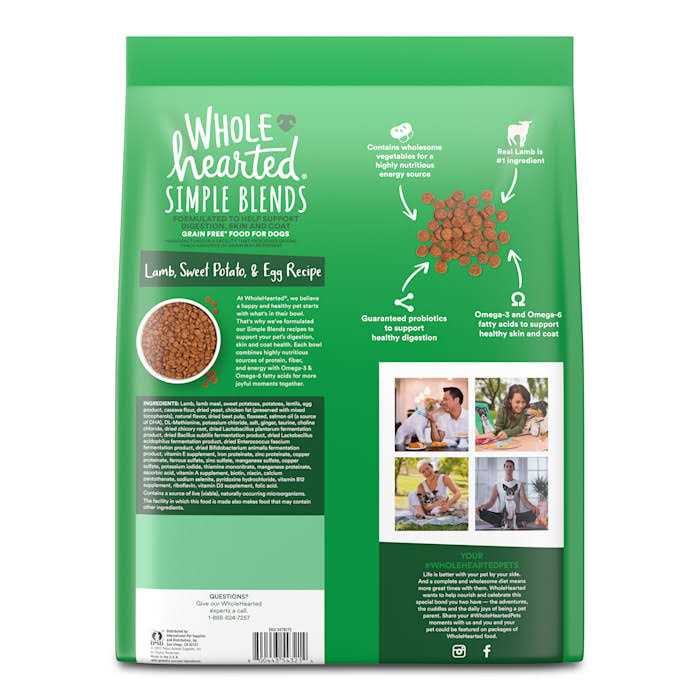 Lamb Sweet Potato & Egg Recipe Dry Dog Food B21346