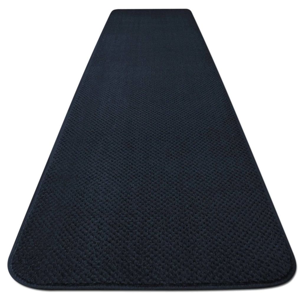Navy Blue Skid-Resistant Carpet Runner I245695