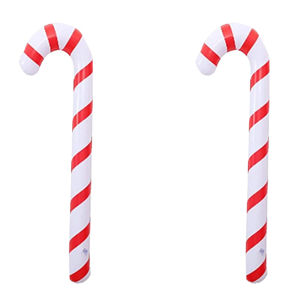 Inflatable Candy Canes Christmas Balloons Outdoor Decoration X726