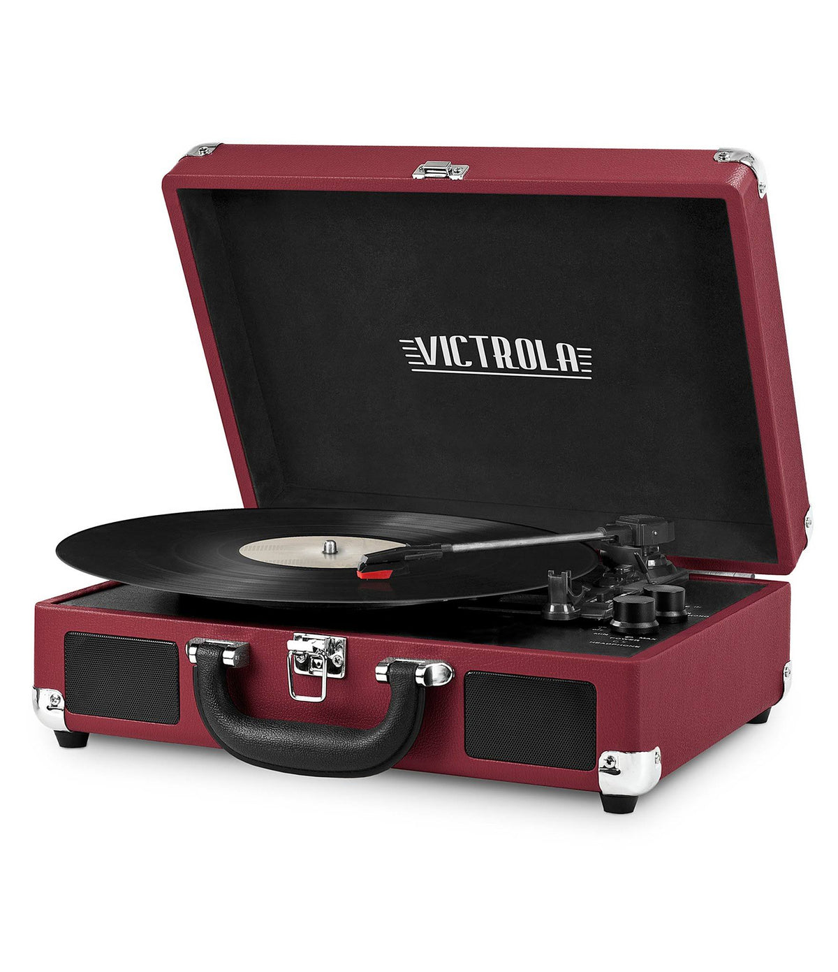 Bluetooth Suitcase Record Player with 3-Speed Turntable U7691