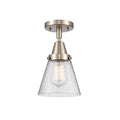 Small Cone Flush Mount in Brushed Satin Nickel H58508