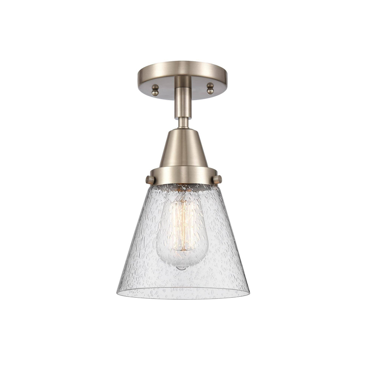 Small Cone Flush Mount in Brushed Satin Nickel H58508