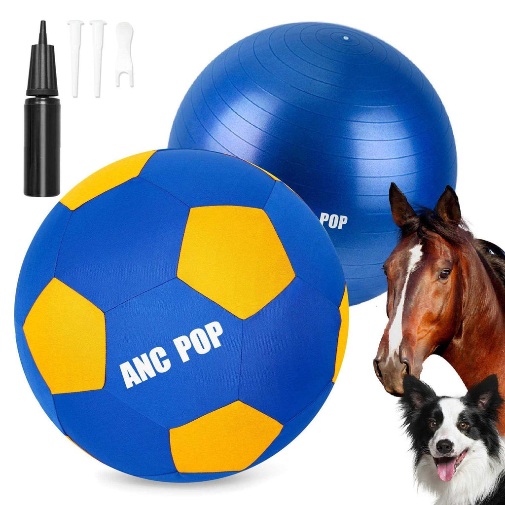 Herding Ball for Dogs Horse Ball & Ball Cover 25 Ball for Horses Large with Hand Pump U592