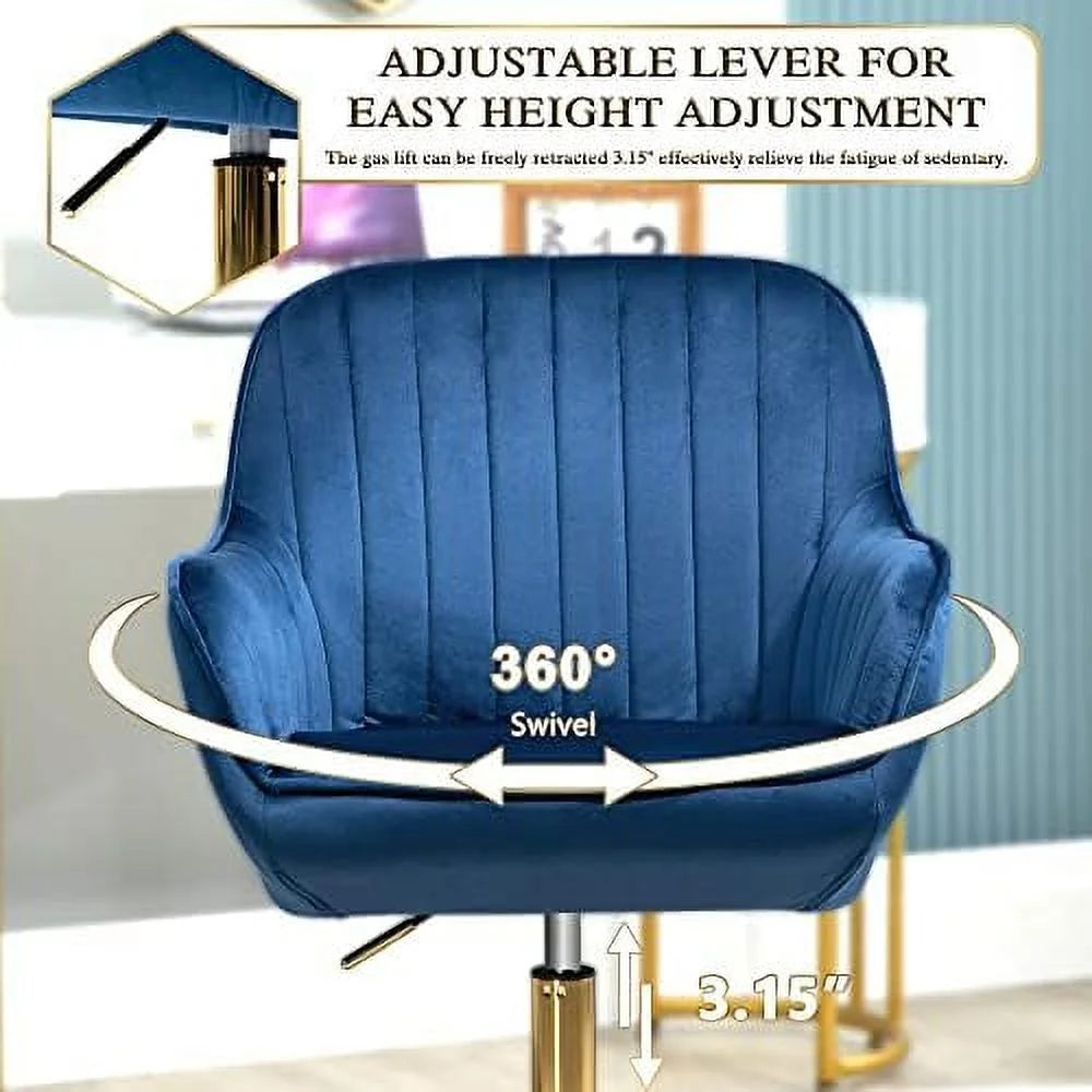 Swivel Chair with Wheels Adjustable Height Home Office Chair P1822