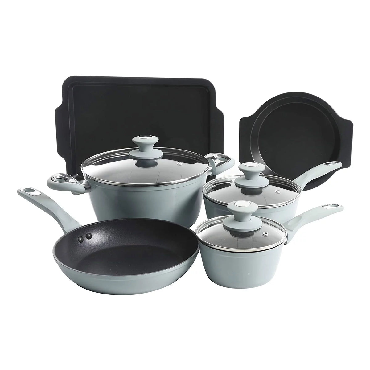 12 Piece Aluminum Non Stick Cookware Set O311