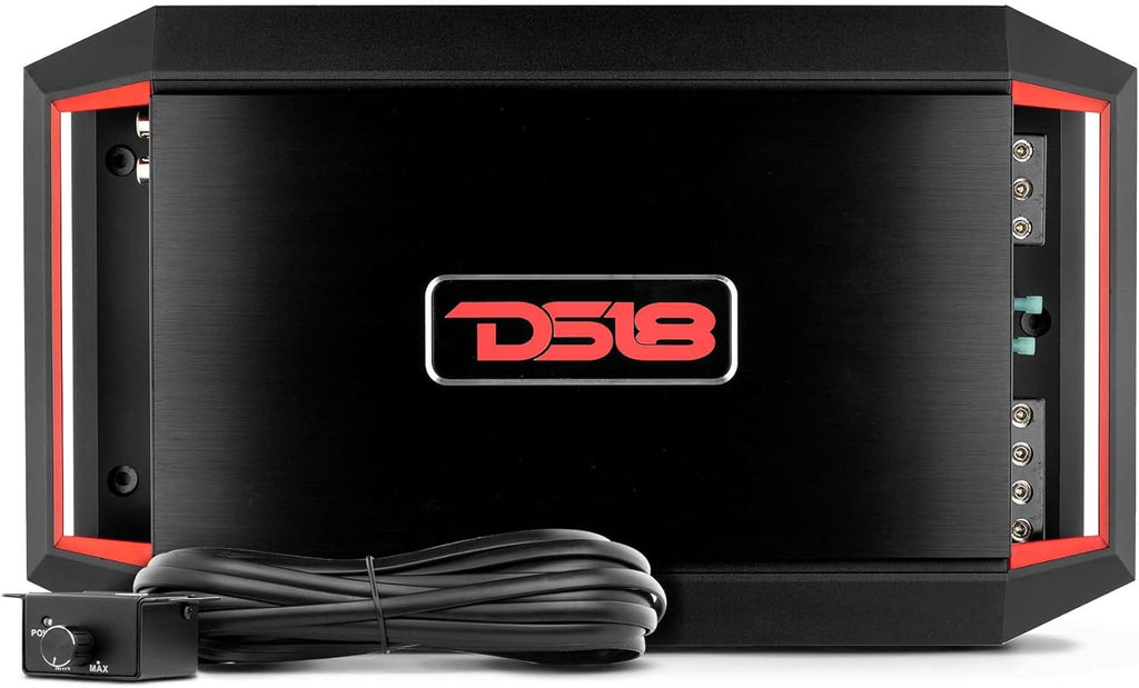 6000 Watts Max 1 Channel Class D Amplifier with Bass Remote Knob B615