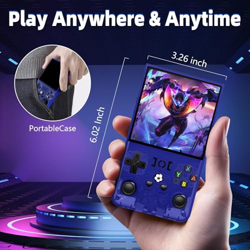 4.0 Inch IPS Screen 64GB Blue Handheld Game Console S7945