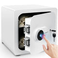 1.8 Cub White Safe Box with Fingerprint Y7600