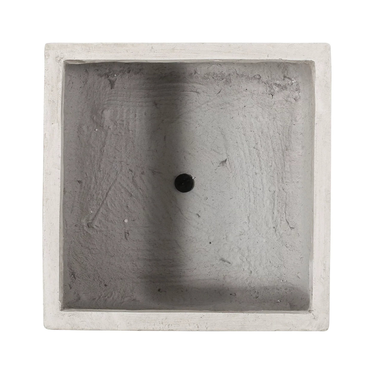 White Cast Stone Square Planter T761