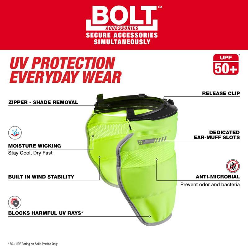 Yellow High Visibility Mesh Sunshade C368535