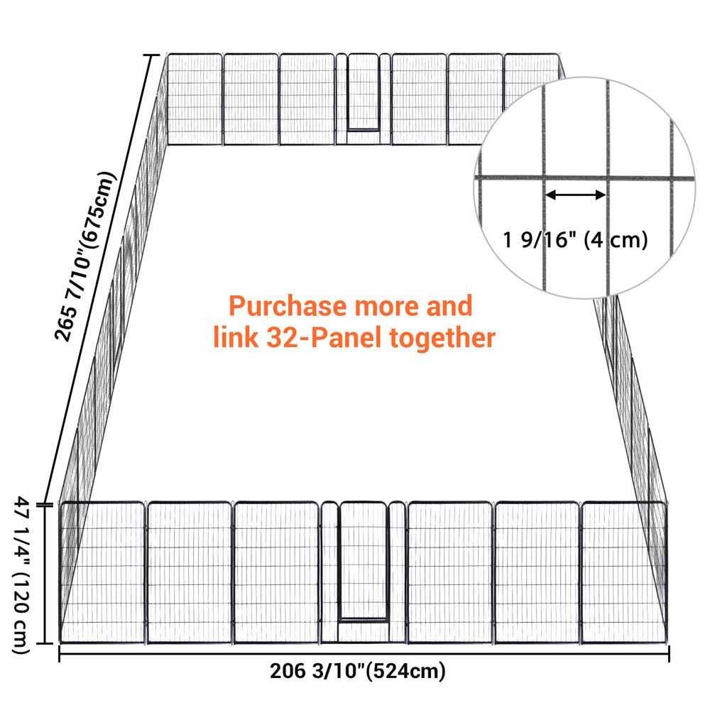 Extra Large Dog Exercise Fence Panel A414602