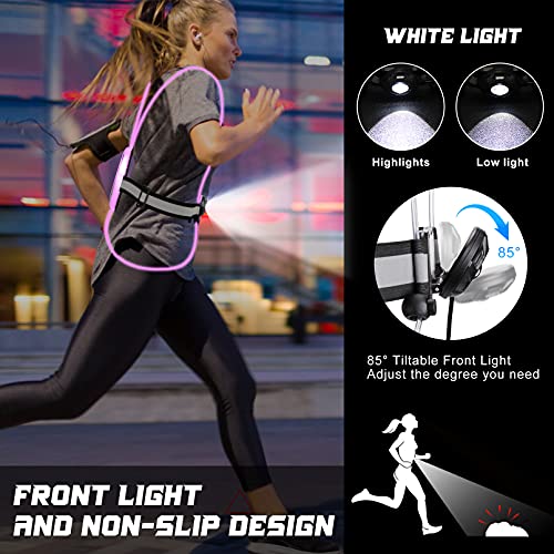Rechargeable USB LED Reflective Vest for Running V267075