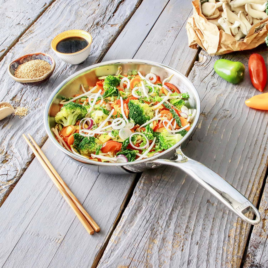 8.5-Inch Stainless Steel Frying Pan L418186