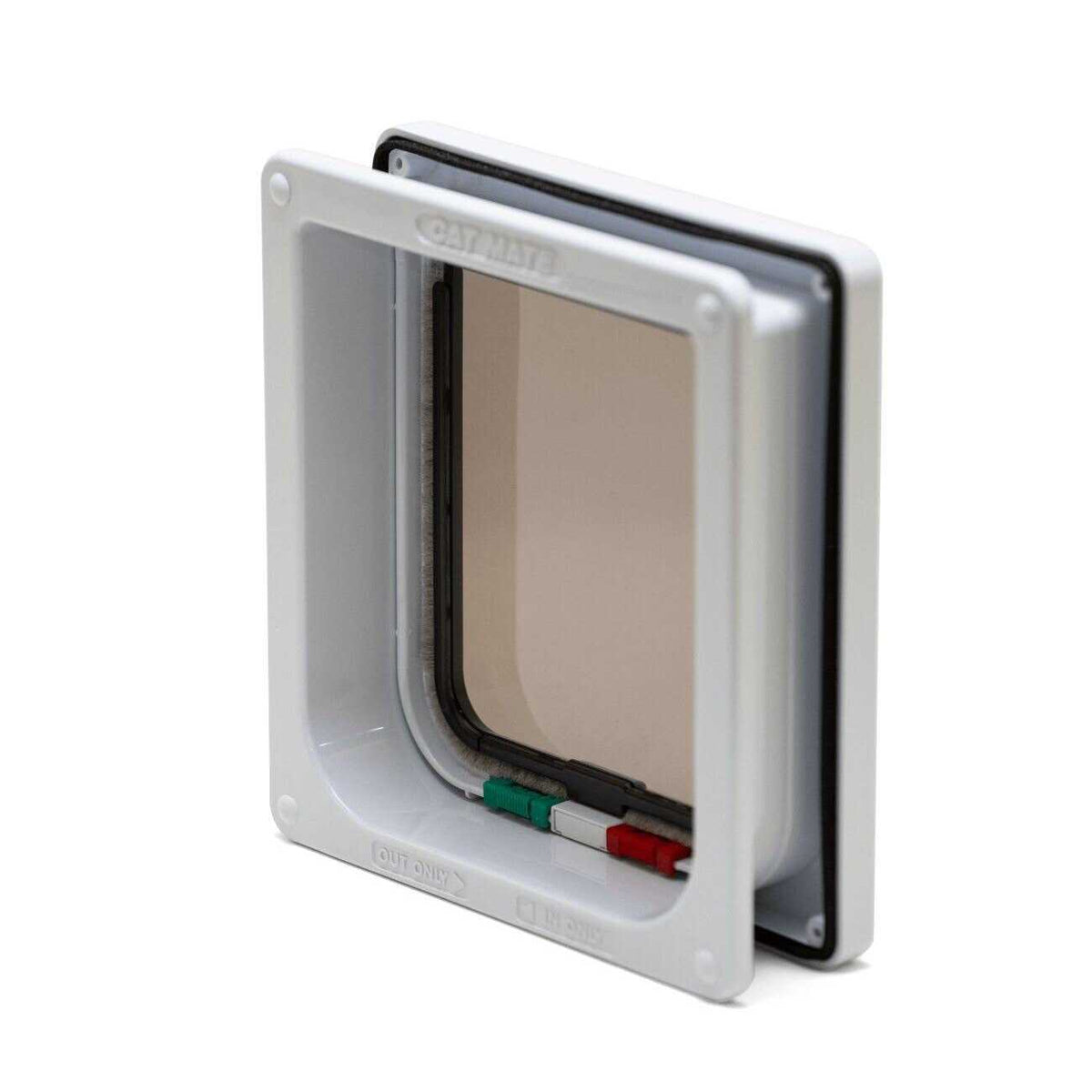4 Way Locking Cat Flap with Door Liner A880