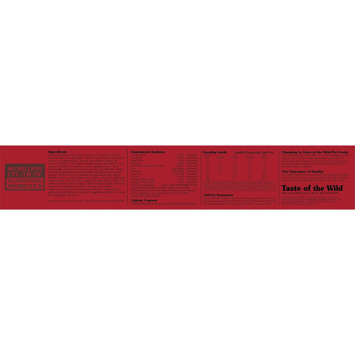 Southwest Canyon Dog Food N704