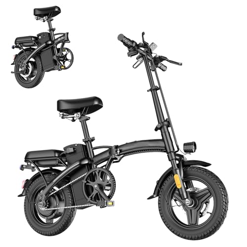 Peak 500W 23MPH Folding Electric Bike 48V 12AH F15389